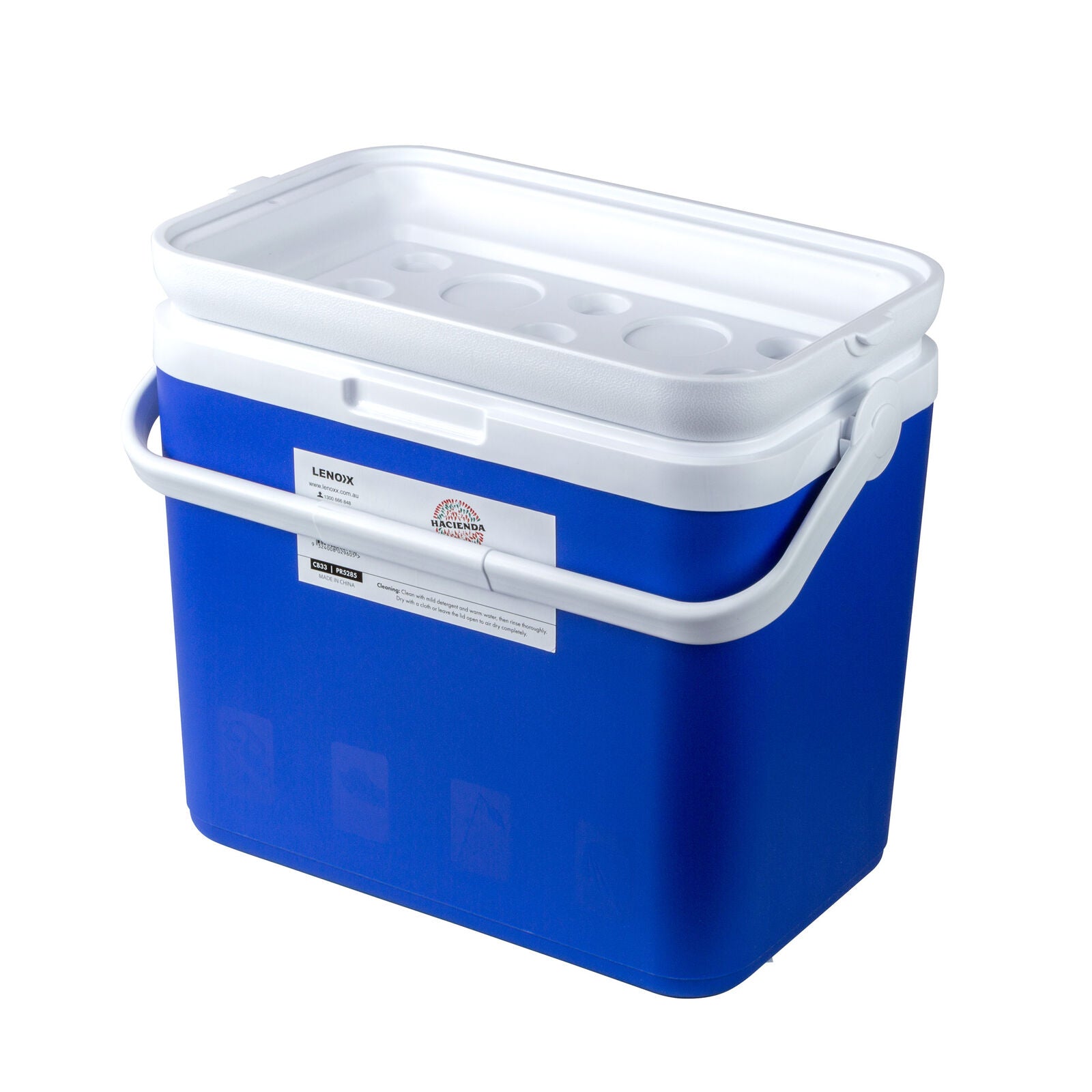 33L Portable Cooler Box Ice Chest for Picnic, Camping, Fishing, Caravan