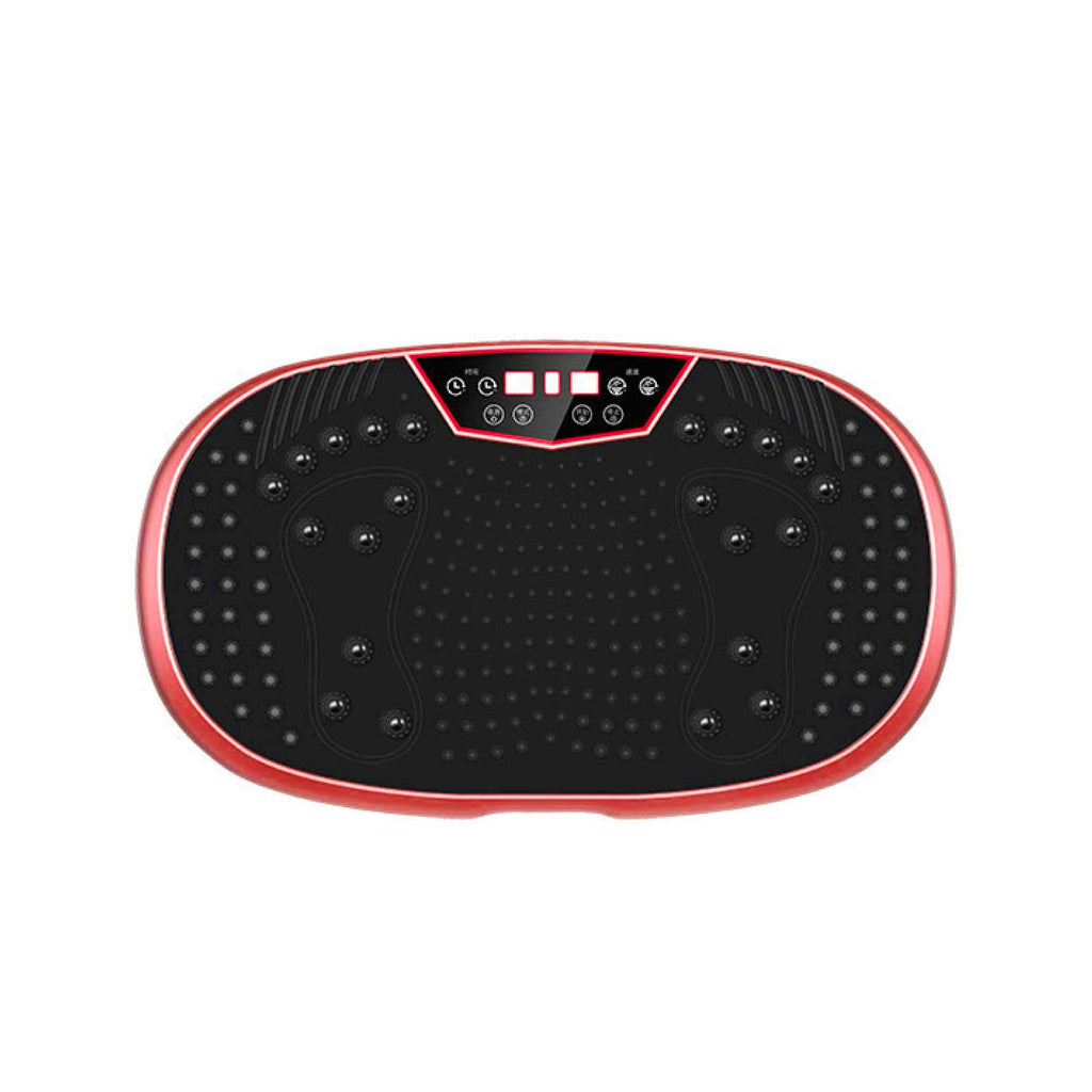 Red Mini Vibration Platform Magnet Therapy Vibrating Machine Exercise Plate