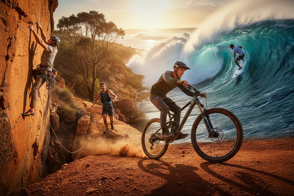 Exciting Australian sports action image